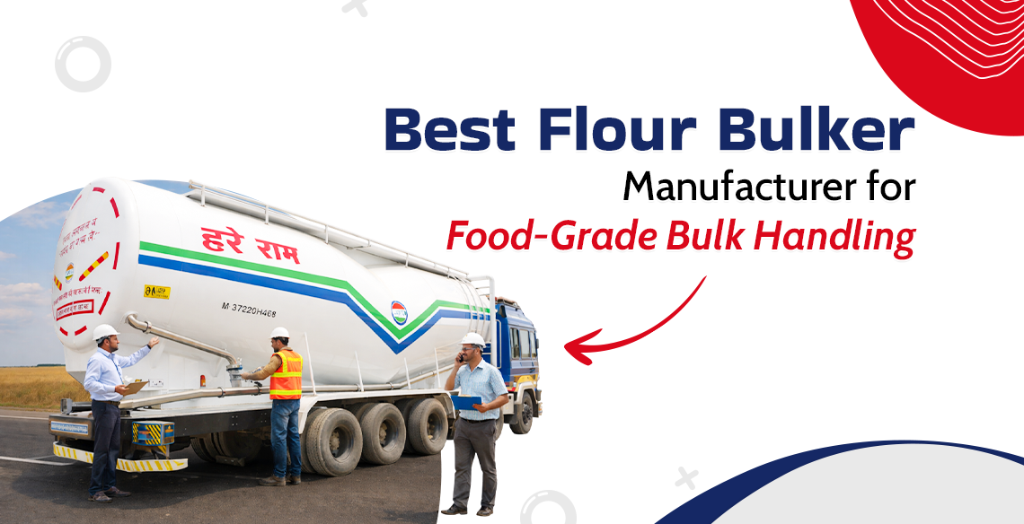 Food-grade flour bulker truck manufacturer in Ahmedabad